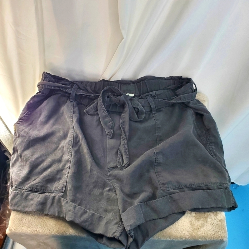 Aerie high waist bag shorts M